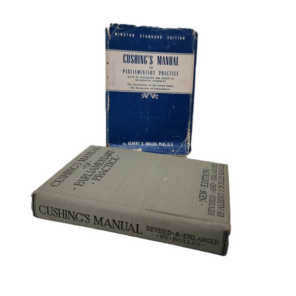 Cushing's Manual of Parliamentary Practice 1935 HC by Cushing & Bolles - Picture 2 of 10